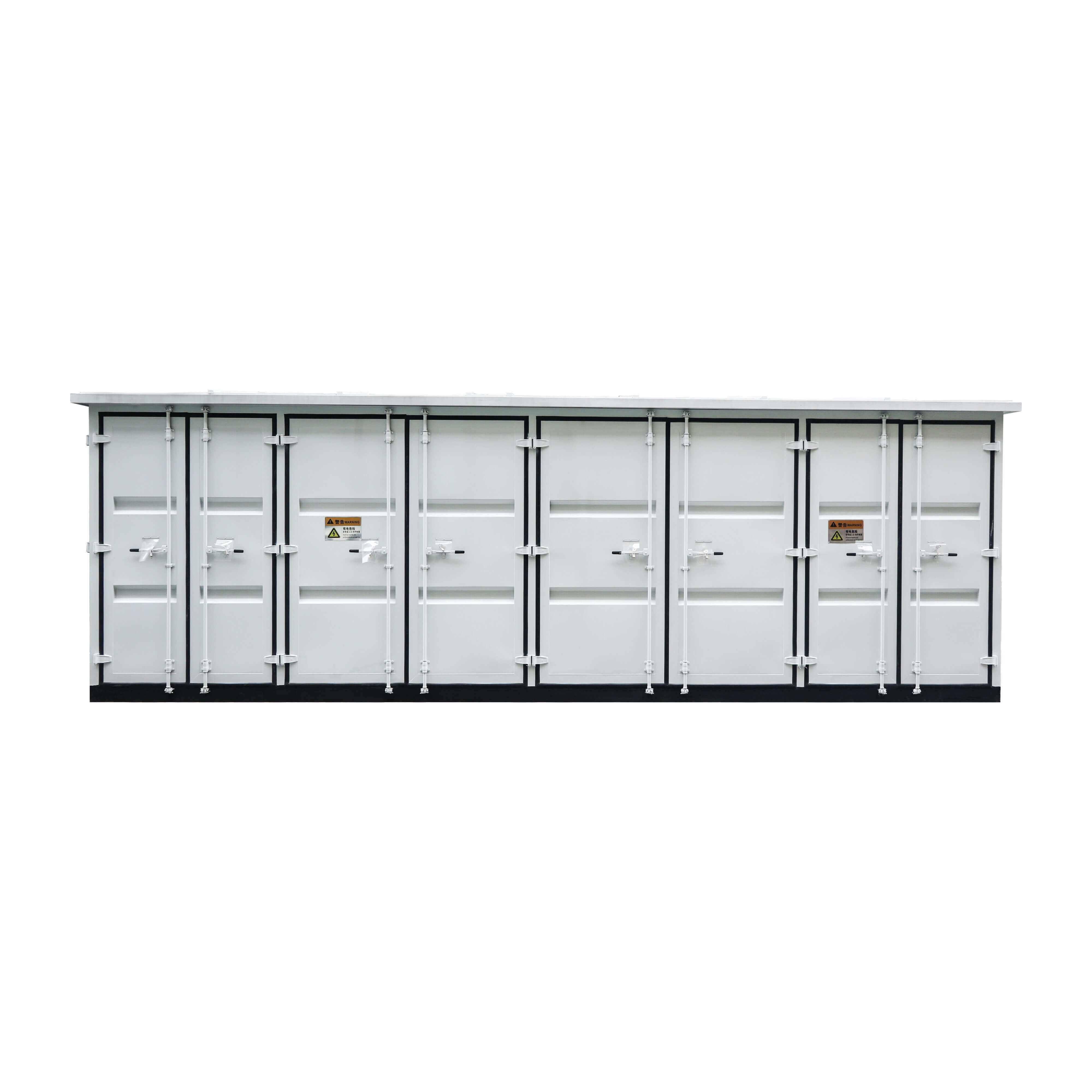 Primary and secondary photovoltaic prefabricated cabins